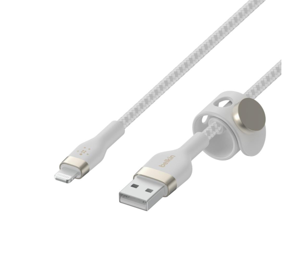 Belkin USB-A - LTG Braided Silicone 2m White - 732952 - zdjęcie 3